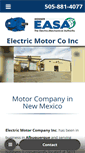 Mobile Screenshot of electricmotorco.com